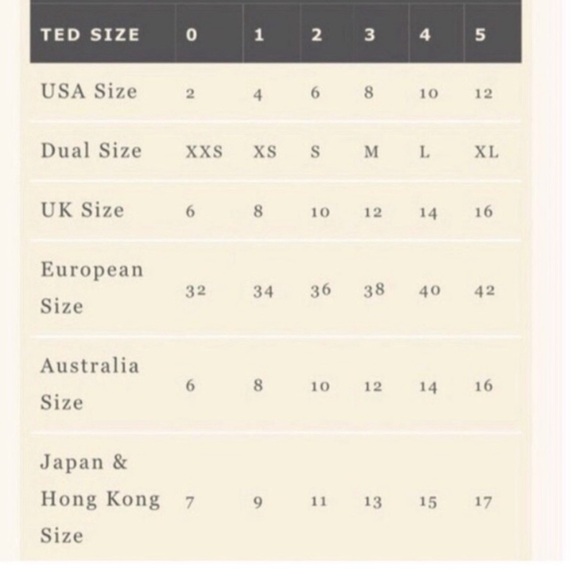Size Conversion Chart - Picture 7 of 9